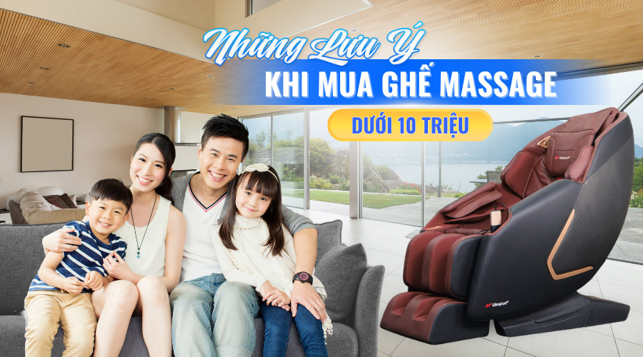 Những Lưu Ý Khi Mua Ghế Massage Dưới 10 Triệu Đồng