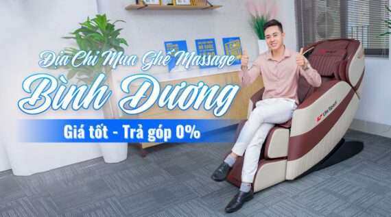 Địa Chỉ Mua Ghế Massage Bình Dương Giá Tốt - Trả góp 0% Lãi suất